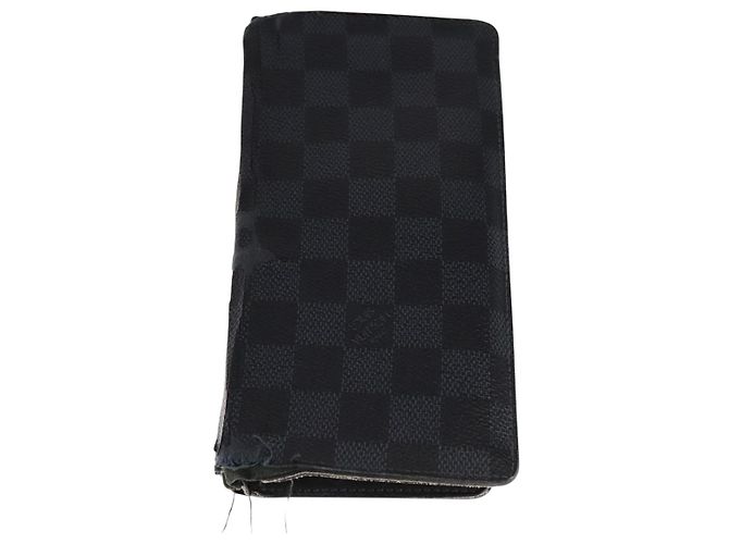 LOUIS VUITTON Cartera de Tarjeta Taiga Damier Graphite 2Set LV Auth ar13188 Damier ebene - vista 2