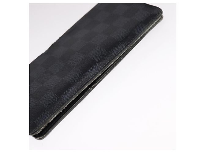 LOUIS VUITTON Cartera de Tarjeta Taiga Damier Graphite 2Set LV Auth ar13188 Damier ebene - vista 4