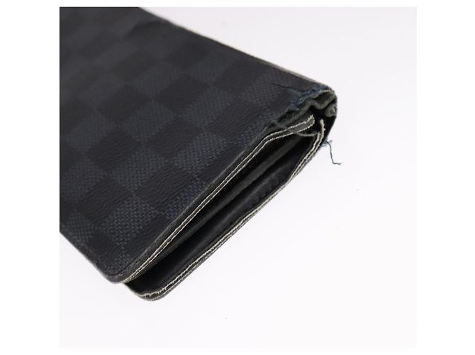 LOUIS VUITTON Cartera de Tarjeta Taiga Damier Graphite 2Set LV Auth ar13188 Damier ebene - vista 5