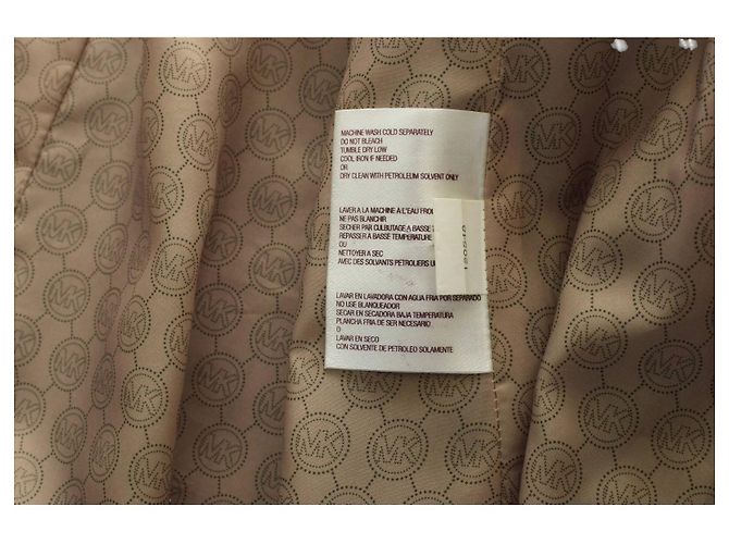 Abrigo trench negro con cinturón y doble botonadura Michael Michael Kors talla S - vista 4