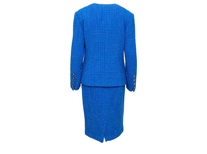 Autre Marque M. Claudette Conjunto de Lana Azul - vista 2