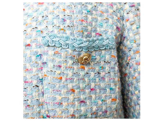 Autre Marque Colección Privada Conjunto de Tweed Multicolor - vista 8