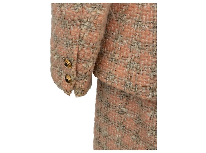 Conjunto de tweed de lana Herno Rosa - vista 15
