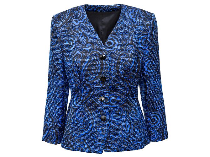 Autre Marque Conjunto Jacquard Colección Privada Azul - vista 3