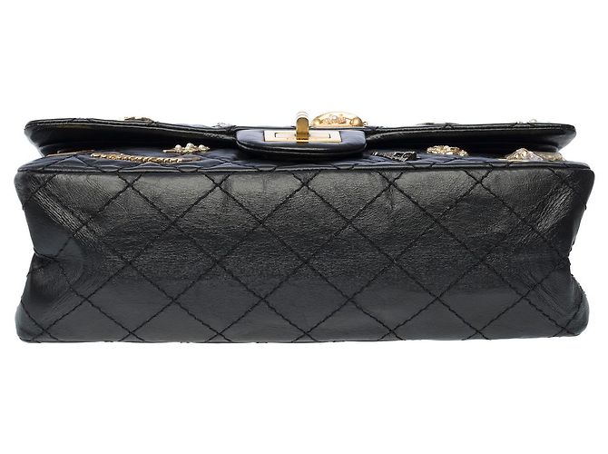 Borsa CHANEL 2.55 in Pelle Nera - 102479 Nero - vista 11