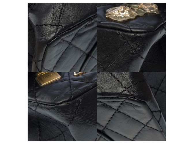 Borsa CHANEL 2.55 in Pelle Nera - 102479 Nero - vista 12