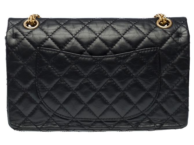 Borsa CHANEL 2.55 in Pelle Nera - 102479 Nero - vista 4