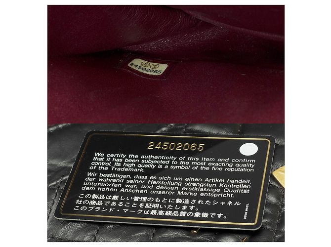 Borsa CHANEL 2.55 in Pelle Nera - 102479 Nero - vista 8