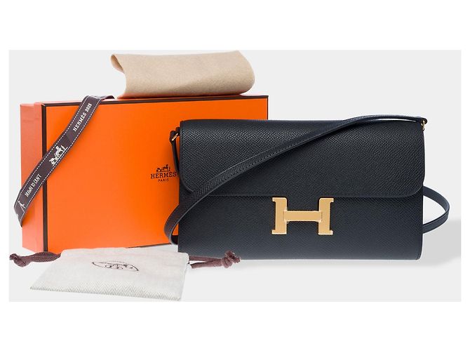 Hermès Borsa HERMES Constance in Pelle Nera - 102454 Nero - vista 2