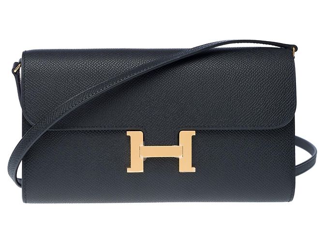 Hermès Borsa HERMES Constance in Pelle Nera - 102454 Nero - vista 3