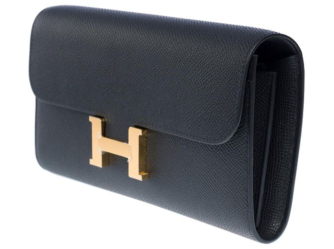 Hermès Borsa HERMES Constance in Pelle Nera - 102454 Nero - vista 6