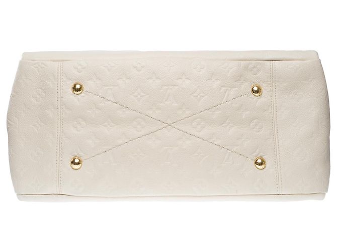 Borsa LOUIS VUITTON Artsy in Pelle Bianca - 102358 Bianco - vista 10