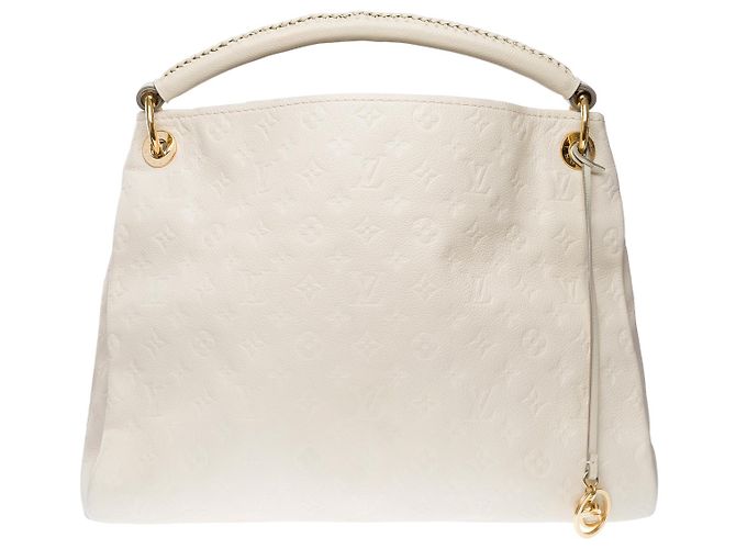 Borsa LOUIS VUITTON Artsy in Pelle Bianca - 102358 Bianco - vista 2