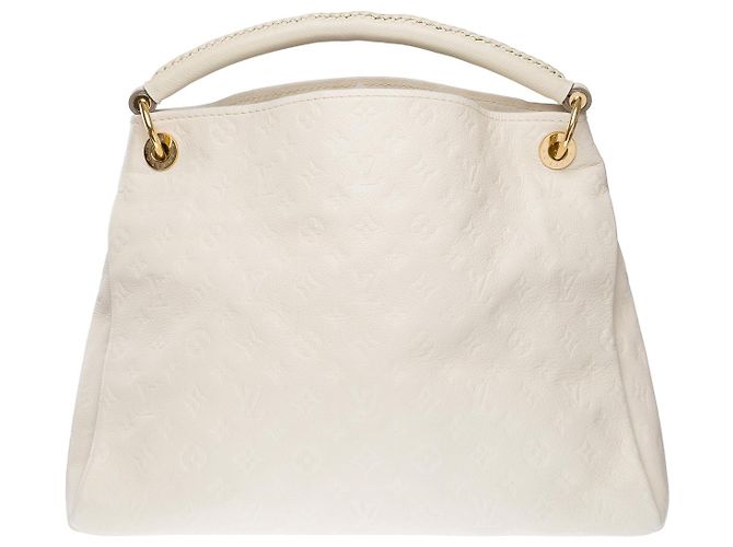 Borsa LOUIS VUITTON Artsy in Pelle Bianca - 102358 Bianco - vista 3