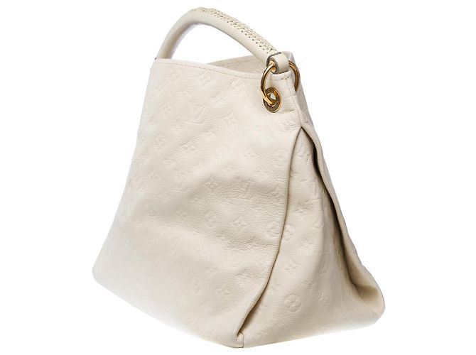 Borsa LOUIS VUITTON Artsy in Pelle Bianca - 102358 Bianco - vista 5