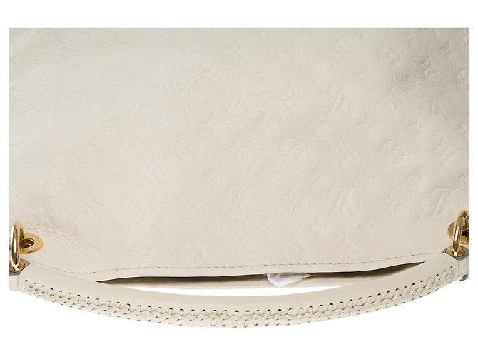 Borsa LOUIS VUITTON Artsy in Pelle Bianca - 102358 Bianco - vista 9