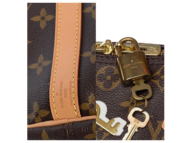 LOUIS VUITTON Speedy Bag in Brown Canvas - 102455 - view 7