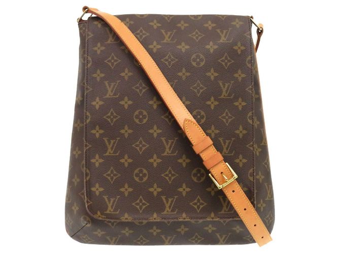Borsa a Spalla Musette Monogram Louis Vuitton Marrone - vista 2