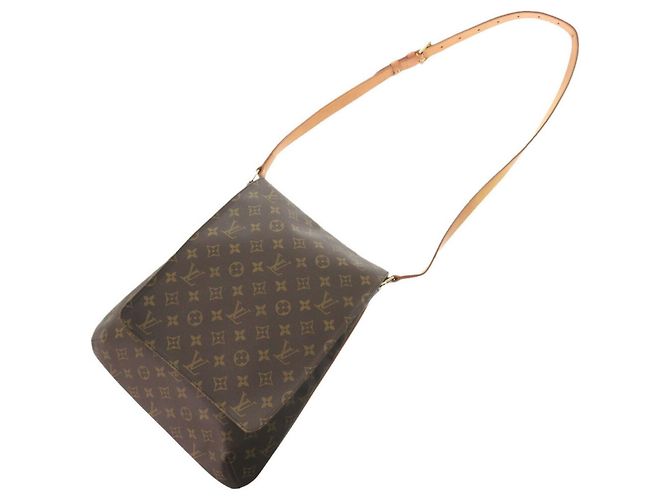 Borsa a Spalla Musette Monogram Louis Vuitton Marrone - vista 5