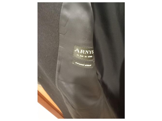 Cappotto in cotone nero Arnys uomo - vista 4