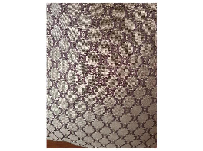 Triomphe Céline Vintage Macadam Tasche Beige - vue 10