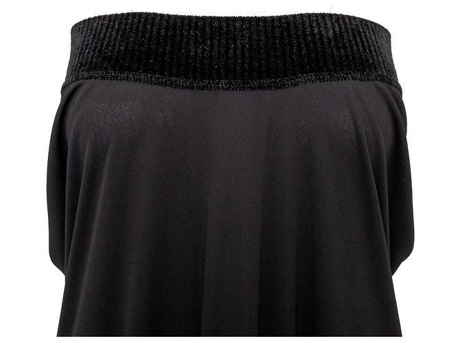 Off-Shoulder Kleid von Jean Paul Gaultier Schwarz - Ansicht 7