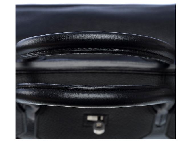 Hermès Sac HERMES Birkin 40 en Cuir Noir - 102463 - vue 10