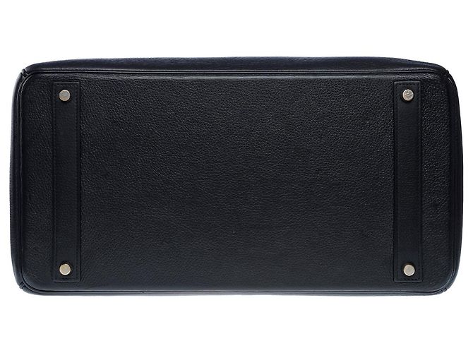 Hermès Sac HERMES Birkin 40 en Cuir Noir - 102463 - vue 11
