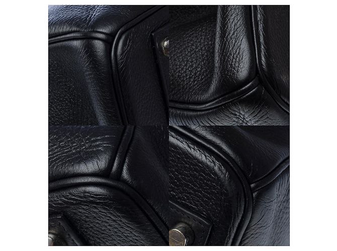 Hermès Sac HERMES Birkin 40 en Cuir Noir - 102463 - vue 12