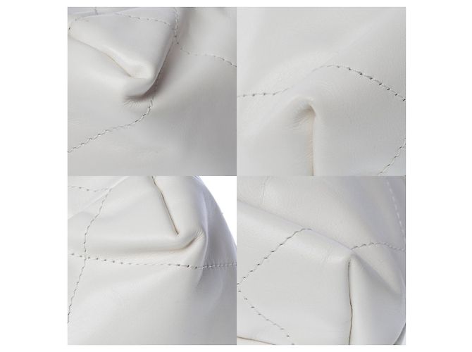 Borsa CHANEL in Pelle Bianca - 102461 Bianco - vista 12