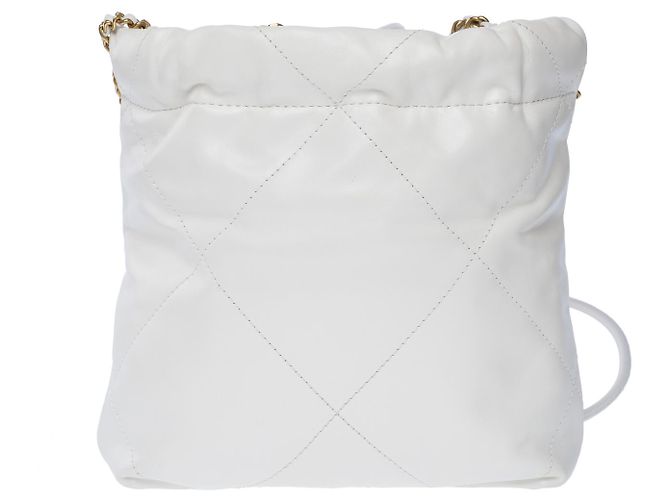 Borsa CHANEL in Pelle Bianca - 102461 Bianco - vista 4