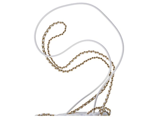 Borsa CHANEL in Pelle Bianca - 102461 Bianco - vista 8