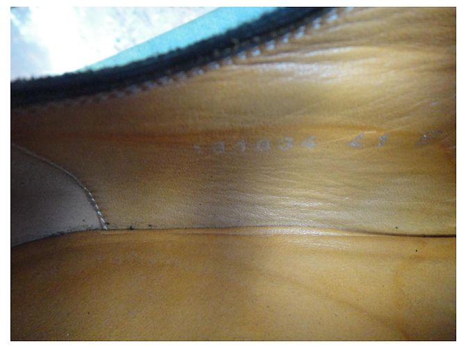Gucci Richelieu scarpe uomo nero scamosciato - vista 5