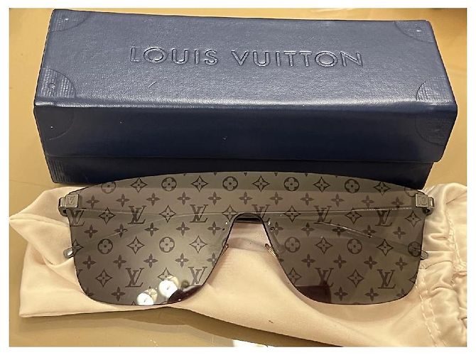 Occhiali da sole Monogram LOUIS VUITTON Z1026E Gun Scuro Grigio antracite - vista 11