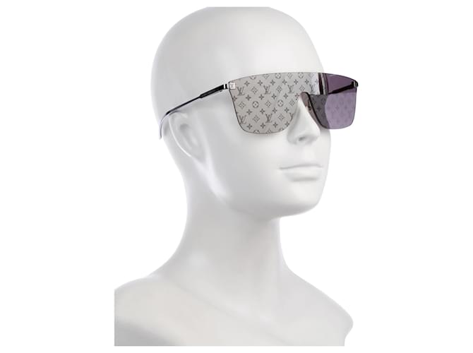 Occhiali da sole Monogram LOUIS VUITTON Z1026E Gun Scuro Grigio antracite - vista 4