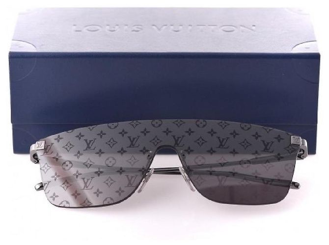 Occhiali da sole Monogram LOUIS VUITTON Z1026E Gun Scuro Grigio antracite - vista 6