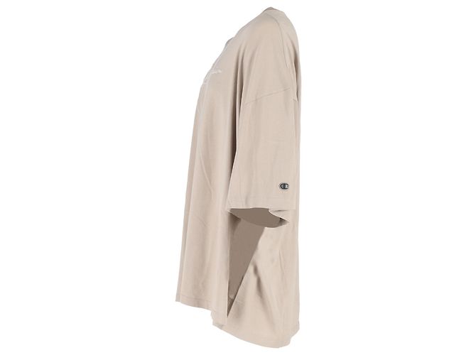 Camiseta de algodão bege Rick Owens x Champion® - vista 2