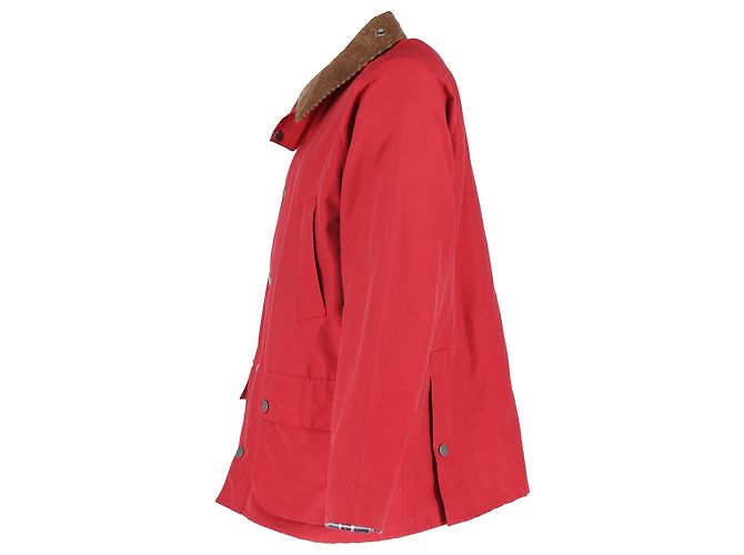 Giacca Bedale Barbour x Noah 60/40 in cotone rosso - vista 2