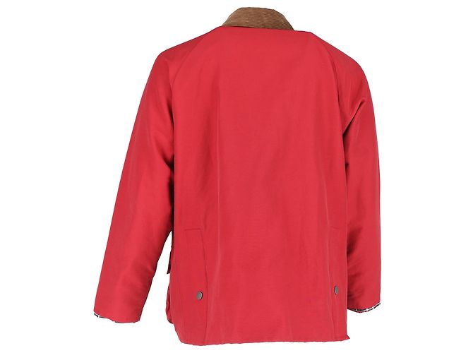 Giacca Bedale Barbour x Noah 60/40 in cotone rosso - vista 3