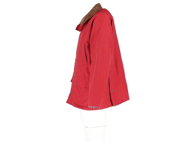 Giacca Bedale Barbour x Noah 60/40 in cotone rosso - vista 5
