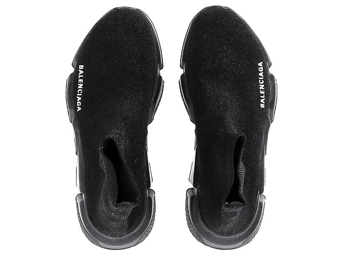 Zapatillas Balenciaga Speed Trainer en poliéster negro - vista 14
