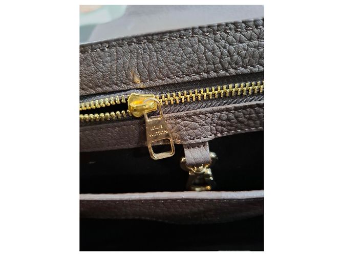 Borsa Louis Vuitton BB Capucines in pelle marrone Rosso - vista 14
