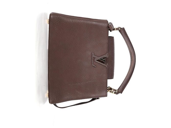 Borsa Louis Vuitton BB Capucines in pelle marrone Rosso - vista 8