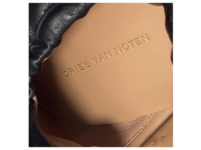 Mocassini imbottiti Dries Van Noten in pelle nera - vista 15