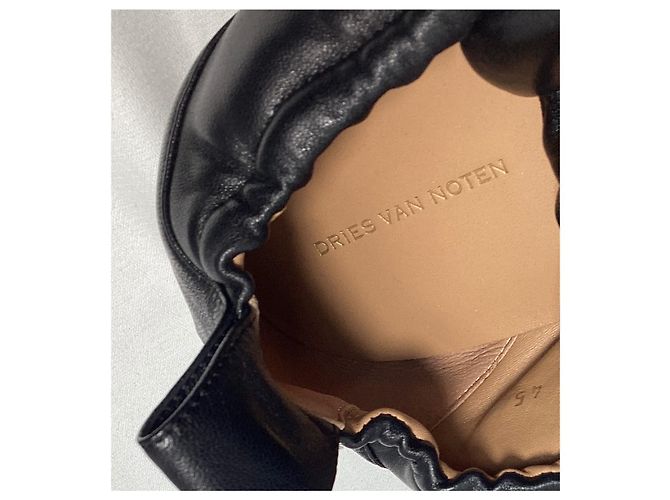 Mocassini imbottiti Dries Van Noten in pelle nera - vista 16