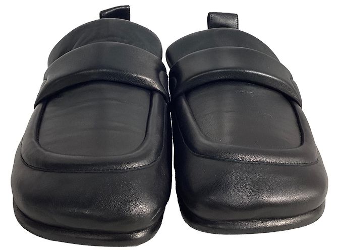 Mocassini imbottiti Dries Van Noten in pelle nera - vista 3