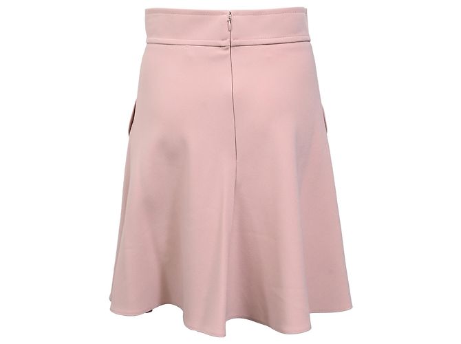Falda mini de viscosa rosa con bolsillo en forma de corazón Red Valentino Cady - vista 3
