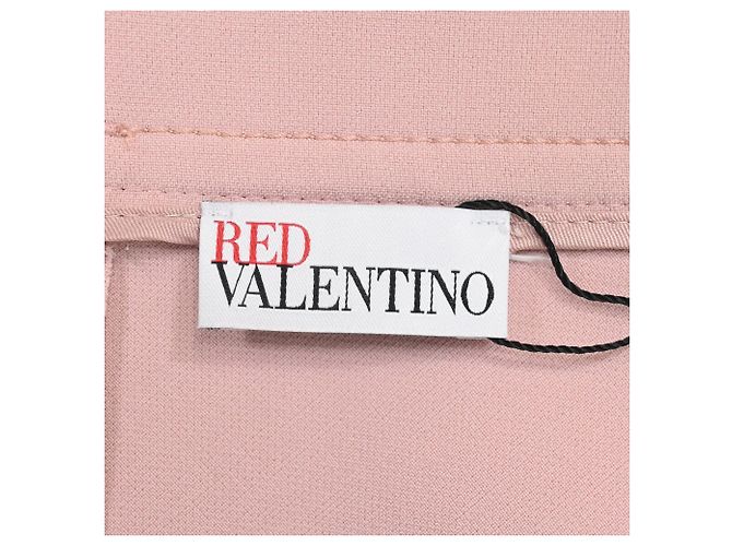 Falda mini de viscosa rosa con bolsillo en forma de corazón Red Valentino Cady - vista 4