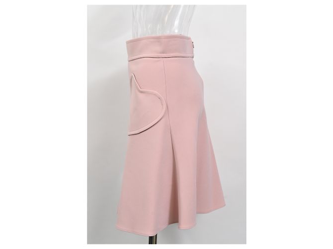 Falda mini de viscosa rosa con bolsillo en forma de corazón Red Valentino Cady - vista 6