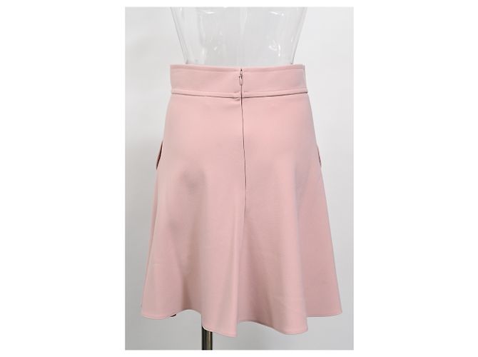 Falda mini de viscosa rosa con bolsillo en forma de corazón Red Valentino Cady - vista 7